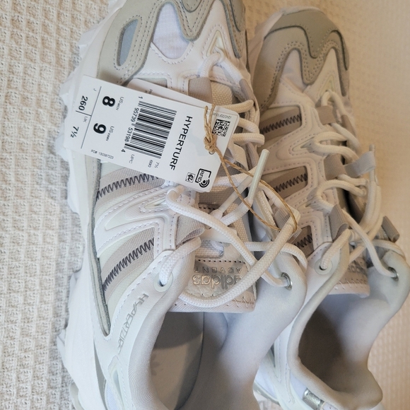 ADIDAS White and Silver Sneakers - Picture 13 of 16